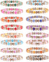 PIPITREE 16PCS Crystal Bracelet Beaded Bracelets for Women, Colorful Stackable Stretch Beads Bracelets Healing Crystals Rhinestone Spacers Anxiety...