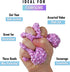 Slime Foam Beads Floam Balls – 18 Pack Pastel Microfoam Beads Kit 0.1-0.14 inch (90,000 Pcs) Micro Colors Rainbow Fruit Beads Craft Add ins Homema...