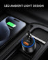ZEEHOO Car Charger, 95W USB C Car Charger, Cigarette Lighter Charger, Fast Car Charger Adapter Compatible with iPhone 15 Pro Max Plus 14 13 12 Sam...
