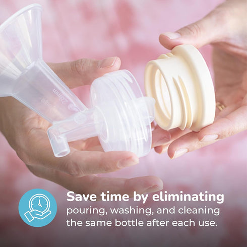 Spectra - Bottle Adapter for Narrow Baby Bottles - Compatible with Breast Shield for Spectra Milk Pump...