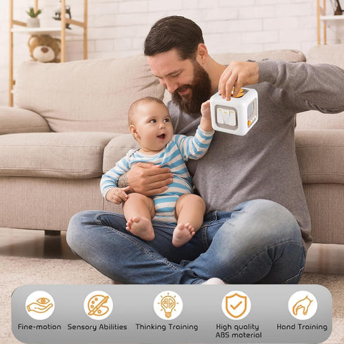 Montessori Toys Activity Busy Cube for Baby Toys 12 18 Months Early Learning Educational Baby Toys for 1 Year Old Boys Girls Christmas Birthday Gi...