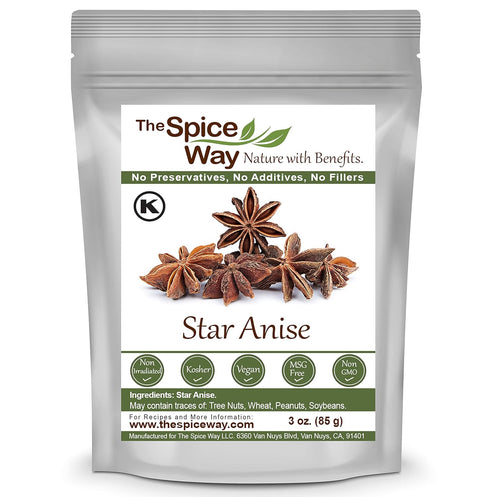 The Spice Way Star Anise - whole (3 oz) great for baking and tea...