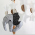 Scandinavian Elephant Baby Crib Mobile - Grey, Portable, Hanging Mobile for Newborns, Parents, Gift-givers...