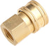 Forney 75129 Pressure Washer Accessories, Quick Coupler Female Socket, 3/8-Inch Female NPT, 4,200 PSI, Brass...
