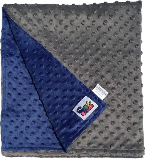 Reverse Baby Blanket, Blue/Grey...