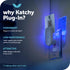 KATCHY Indoor Plug-in Insect Trap - Catcher & Killer for House Flies, Mosquitoes, Fruit Flies, Gnants, and Mosquitos - Chemical-Free, Eco-Friendly...