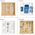 iDesign Plastic Adjustable Deep Drawer Divider, Kitchen, Dresser, Desk, Bathroom and More, The Linus Collection – Set of 2, Expandable 13.25” – 20...