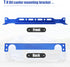 X AUTOHAUX Universal Oil Cooler Mounting Bracket Kit 330mm Aluminum Alloy Engine Oil Cooler Radiator Adapter Kit Oil Cooler Bracket Kit Blue...