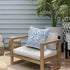 LVTXIII Outdoor Pillow Covers ONLY, Square Throw Pillow Covers, Modern Cushion Cases for Sofa Patio Couch Decoration 18 x 18 Inch, Pack of 2, Pebb...