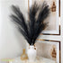 Artificial Faux Pampas Grass Large, 47"/120cm Bundle of 3 Fake Artificial Pampas Grass Decor Tall Fluffy Stems, Floor Vase Filler for Living Room ...