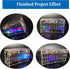MiOYOOW Bluetooth-Compatible Speaker Kit DIY Soldering Project Spectrum USB Mini Electronic Sound Amplifier Home Stereo Speaker DIY Kits for Home ...