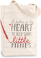 Mud Pie 4035006H Heart Teacher Canvas Tote...