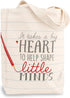 Mud Pie 4035006H Heart Teacher Canvas Tote...