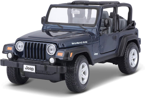 Maisto 1:27 Scale Jeep Wrangler Rubicon Diecast Vehicle (Colors May Vary)...