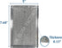 Microwave Oven Replacement For LG 5230W1A012B 12-Layer Aluminum Mesh Grease Filters 2-Pack...