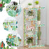 Bulletin Board Border Green Plant Tropical Die-Cut Rolled Two-Sided Printed Palm Tree Leaves Back to School Border Trim Boho Paper for Classroom D...