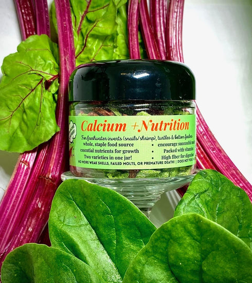 Calcium + Nutrition - Great for Picky Eaters and Growth - Snails, Shrimp, Bottom Dwelling Fish, Plecos, Crabs, and More! … B09X3LBXZP...