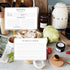 Recipe Instruction Cards | 50 | 4 x 6” inches Postcard Size | Recipe Index Cards for Kitchen Supplies, Recipe Box, Housewarming Gift, Wedding Show...