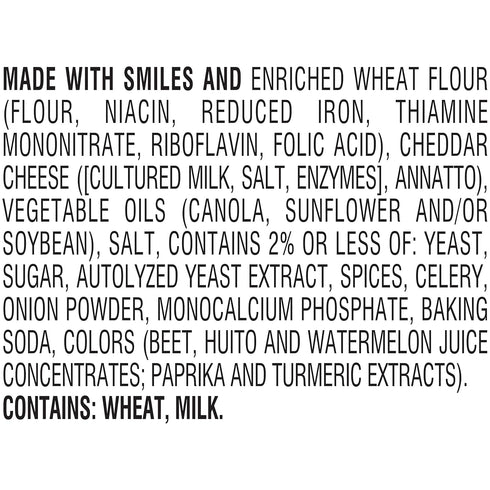 Goldfish Colors Cheddar Crackers, Snack Pack, 0.9 oz, 9 CT Multi-Pack Tray...