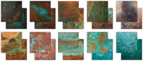 Craft Consortium Craft CON PAPRPAD 6", Patina, 20 Designs...