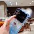 phylla for Samsung Galaxy A25 5g 6.5” Phone Case with Gradient Bling Glitter Heart Luxury Plating Slim Clear Case with Side Love Pattern Soft Shoc...