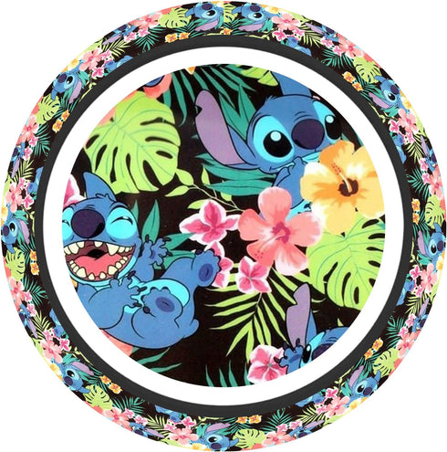 Akkya Car Steering Wheel Cover for Women Girl Men, Universal Fit 15 Inch, Blue Boho Interior Auto Accessories Decorations Cute Aesthetic Wheel Cov...