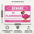 Venicor Flamingo Sign - 8 x 12 Inches - Aluminum - Pink Flamingo Gifts for Women Adults - Outdoor Wall Decor...