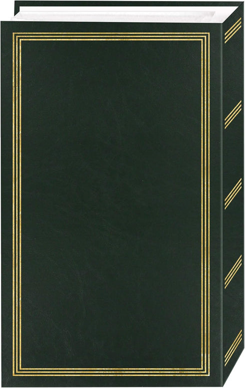 3-Ring Photo Album 504 Pockets Hold 4x6 Photos, Hunter Green...