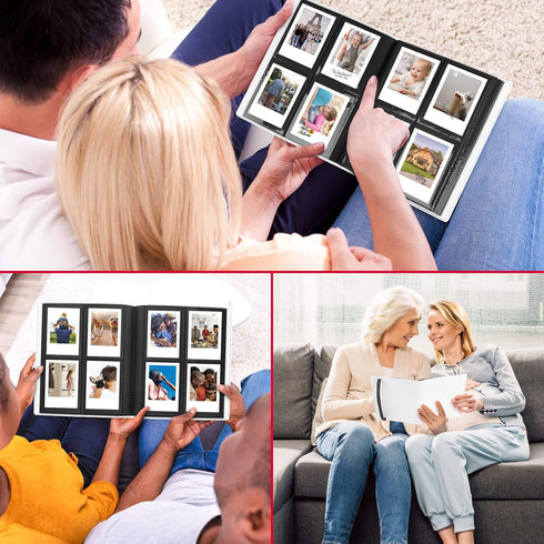 Ablus 160 Pockets Mini Photo Album for Fujifilm Instax Mini Camera, Polaroid Snap, Z2300, SocialMatic Instant Cameras & Zip Instant Printer (160 p...