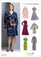 Vogue V9345E5 Easy Women's Notched Collar Dress Sewing Patterns, Sizes 14-22...