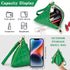 Leather Quilted Triangle Wristlet Clutch Purse Handbag - Pyramid Evening Cocktail Wallet Tassel Charm...