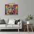 Posterizer 1 pcs- psychedelic funky hippie colorful cat 4-Fantasy & Fiction Art-Retro Art- Living Room Bedroom Decor- unframed wall art...