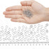 600 Pcs 304 Stainless-Steel Jump Rings for Jewelry Making Supplies Silver Open Jump Rings 21 Gauge 7mm Boxed Jewelry Findings Jump Ring for DIY Br...