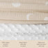 Baby Blankets for Unisex Boys Girls, Soft Nursery Crib Blankets with Muslin Cotton Front and Dotted Fleece Back for Newborns Toddlers 30x40inch (D...