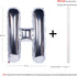 Letter Balloons 40 Inch Giant Jumbo Helium Foil Mylar for Party Decorations Silver H...