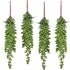 Meiliy 4pcs Artificial Succulent Plants Hanging Succulent Plants Faux Succulents Unpotted Branch String of Pearls Plant for Home Kitchen Office We...