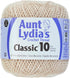 Coats Crochet 154-226 Aunt Lydia's Crochet, Cotton Classic Size 10, Natural...
