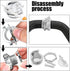 24pcs 1/2Inch Clamp Type Cable Connectors for Metallic Conduit Protect Cables Silver-Zinc...
