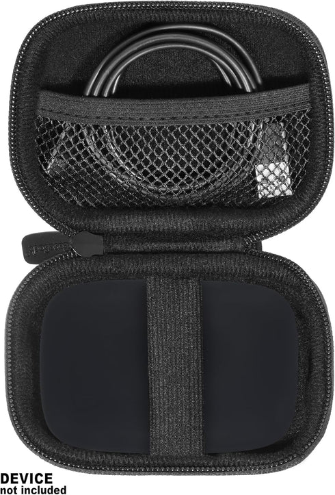 CaseSack Case for PocBuds Bluetooth Headphones Wireless Earbuds 80hrs Playtime Wireless Charging Case Digital Display Sports Ear buds (Black)...