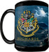 Morphing Mugs Harry Potter – Hogwarts School for Witchcraft and Wizardry – Crest – 16 oz Large Ceramic Heat Sensitive Clue Mug – Full image reveal...