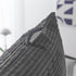 Home Brilliant Pillow Cover 24x24 Decorative Pillow Cover 24 x 24 Striped Corduroy Soft Velvet Euro Sham Cushion Cover for Couch, 60x60 cm, Dark G...