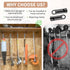 Heavy Duty Garage Storage Hooks Attachments | Hanger for Stihl Kombi Attachments Stihl Kombi Hanger | Wall Mount Utility Hooks for Organizing | Po...