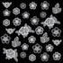 Lace Embroidery Patches, 30 Pieces Flower Applique Patches Sewing Fabric Patches 3D Floral Sew on Patches for Clothes Repairing Bags Decorating We...