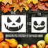 21 PCS Halloween Stencils for Painting on Wood,Halloween Crafts,Plastic Drawing Painting Spraying Template,Reusable Pumpkin bat Scarecrow Painting...