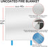 Fire Blanket, Fire Retardant Blanket,Emergency Fire Blanket for Kitchen, Home, School, Fireplace, Grill, Car, Office and Warehouse. CE Certified. ...