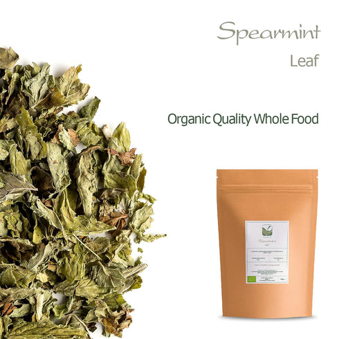 Spearmint Organic Leaf Herbal Tea - Mentha Spicata - Morrocan Nana Mint Spearmint Tea Leaves Spearmint Dried Herb Spearmint Herb Dried Spearmint L...