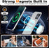 iPhone 15 Pro Max Waterproof Case Compatible with MagSafe, Translucent Slim IP68 Underwater Built-in Screen Protector, 12FT Military Grade, 360 Fu...