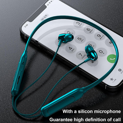 Neckband Bluetooth Headphones Wireless Neckband Earbuds Around The Neck Headphones Wireless Bluetooth Sport Neck Earbuds Neck Band Bluetooth Earbu...