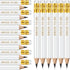36 Pcs Wedding Pencils 2 HB Half Pencil with Eraser Bridal Shower Pencils Pre Sharpened Mini Short Pencils White Pocket Pencil 4 Inch Game Pencil ...