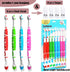 Dog Toothbrush pet Toothbrush Finger Toothbrush Small to Large Dogs,Cats with Soft Bristles Non Slip Dual Head Dog Toothbrush (8 Colors)...